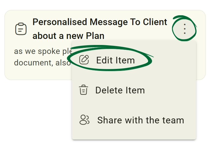 send invitation screenshot